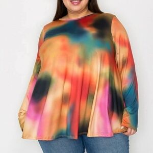 New Curvy Lovey Multi Color Top